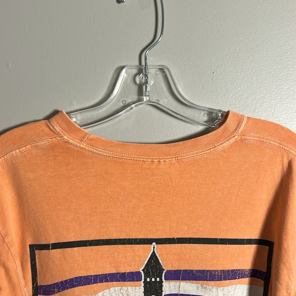 Clemson Patagonia Themed Comfort Colors Women’s lightweight Long sleeve Tee Sz S - Picture 4 of 11